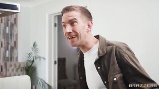 The girl seems to be impressed with my cock size