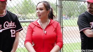A hot MILF is engaging in passionate sex, embodying the meaning of life