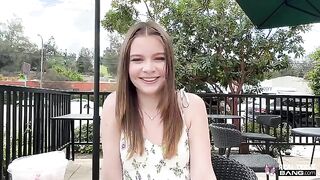 Welcome to my inner world: a girl opens her hairy pussy from first view