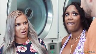 I came to the laundry and had a nice time with a girl