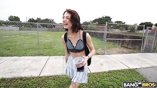 The girl went to meet a stranger, who took her to a private place