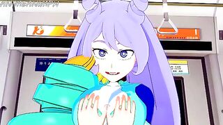 Deku rides the pussy of Nejire Hado in this hot MHA hentai 3D scene