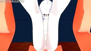 Spider Demon (Mother) fucks with Tanjiro Kamado in 3D