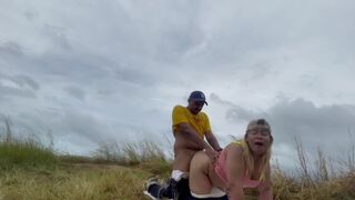 Pinay babe got fucked by a stranger in the forest area