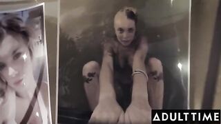 Gabbie Carter, with her impressive curves, shares husband in a steamy threesome