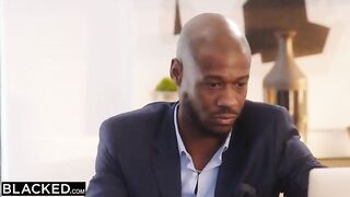 The black man with a huge dick fucks petite babe Liz Jordan hard
