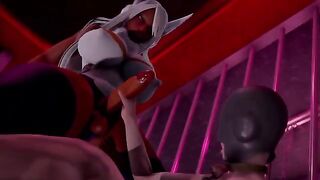 Futa Mirko penetrates the cock of a guy hard