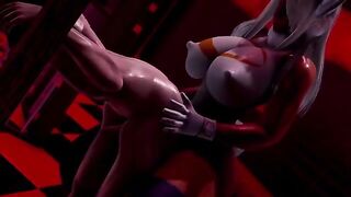 Futa Mirko penetrates the cock of a guy hard