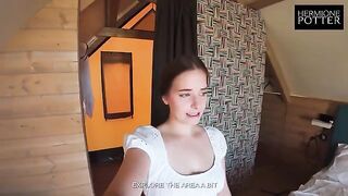 A cute German girl is begging to be fucked on cam