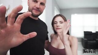 A young student does not know pity when fucking a girl in doggystyle