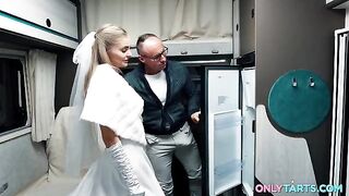 The future husband slightly humiliated his bride in a steamy encounter