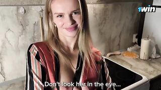 Helpful neighbor for a cheating wife with an endless desire