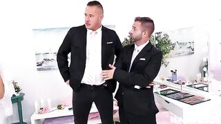 Special purpose Stepdaughters - group sex with high heels
