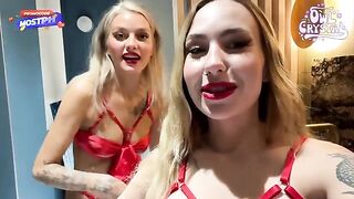 Two guys fucked a girl with no experience in sex