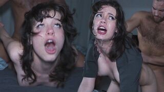 A slutty girl likes to be fucked in a rough way