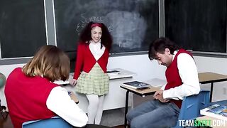 There are only whores in this college, a true FFM masterpiece