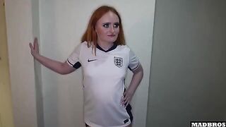 English fan got fucked in the ass for losing a bet