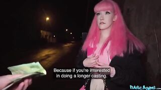 A sexy girl was forced to do a blowjob with someone