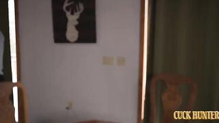 The guy is hunting for women with big asses and tits