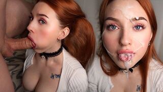 The girl skillfully used her mouth to bring intense pleasure