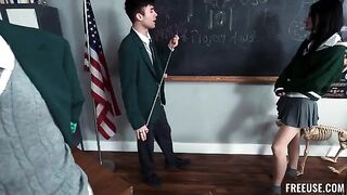 An actress makes a mess of herself with her vulgar antics