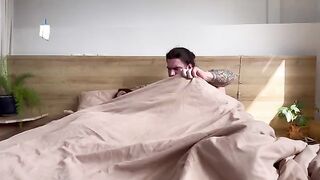Lying on the bed with a stepmom is not for nothing