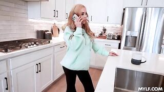 The bimbo is having a good day, and this can be seen