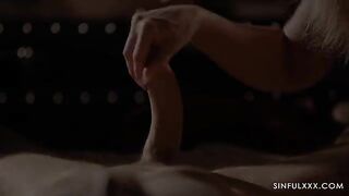 Looking at the captivating view while getting a blowjob is mesmerizing