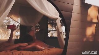 Reflection says he's good, a steamy moment with that romantic couple