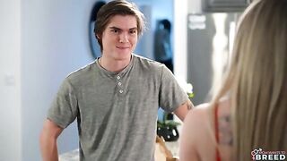 He just pulled his dick and the girl took it as payment