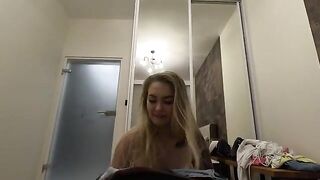 A hot blonde is inviting you over to her place; her parents are not at home