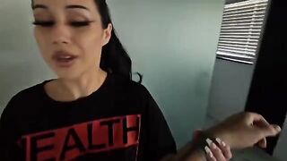 A goth girl felt the power of an impressive cock in this steamy roleplay scene