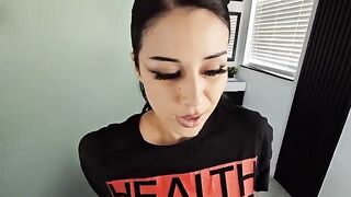 A goth girl felt the power of an impressive cock in this steamy roleplay scene