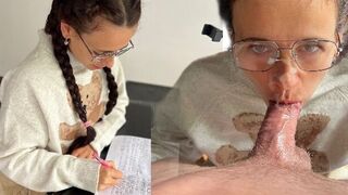 A sexy lesson with a hot 18-year-old schoolgirl you won't forget