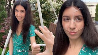 A little dirt on the face is not a sin - outdoor cumwalk adventure