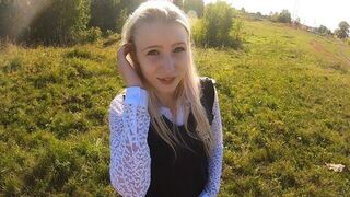 What do we do at sunset? A stunning schoolgirl Stacy Starando suggests