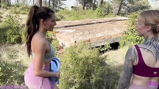 Hiking with girlfriends can be a true fun adventure