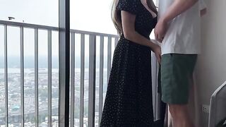 Continuation of the romantic sex with an amazing and hot amateur couple
