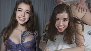 It's easy to make a beauty happy with rough sex