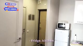 A pretty girl tried to deceive the realtor and get a cheap apartment