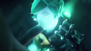 Overwatch Tracer SFM compilation with sound, featuring Tracer's wild side in anime style
