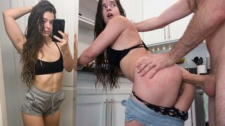 Abbie Maley has her first anal experience with James Deen