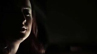 An investigator takes a break from the case to enjoy intimate moments with her girlfriend