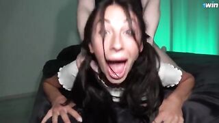 The girl is ready for a rough and passionate experience