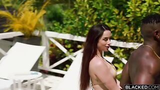 Sexual girls have fun with each other and with a guy