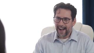 The interview went well, especially with that fiery brunette insight