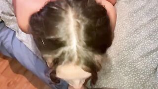 The guy prepared his cock for a long sex session with a busty beauty