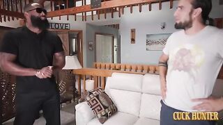 A man is fucking his wife on the couch - she loves it
