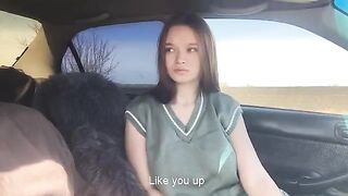 A beautiful girl played with her tongue, showcasing her skill in a steamy scene