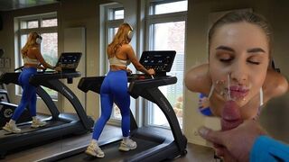 Getting protein in the gym is easier than ever, especially with a sexy workout partner